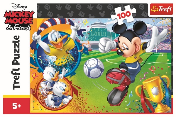 Puzzle 100. Mickey Mouse pe terenul de sport
