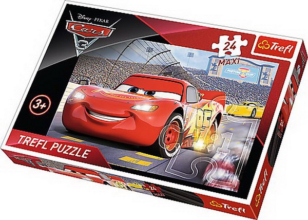 Puzzle 24 maxi. Campionul Mcqueen Cars 3