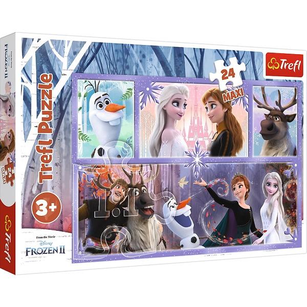 Puzzle 24 maxi. Frozen 2: O lume magica