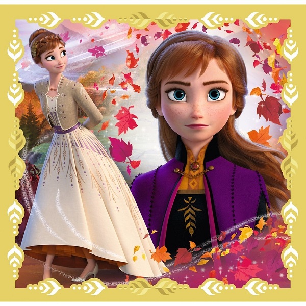 Puzzle 3 in 1. Frozen 2: Ana si Elsa