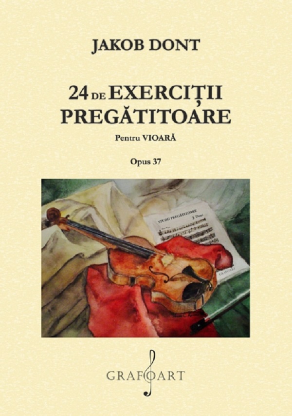 24 de exercitii pregatitoare pentru vioara. Opus 37 - Jakob Dont