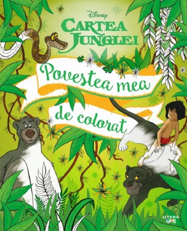 Disney: Cartea junglei. Povestea mea de colorat