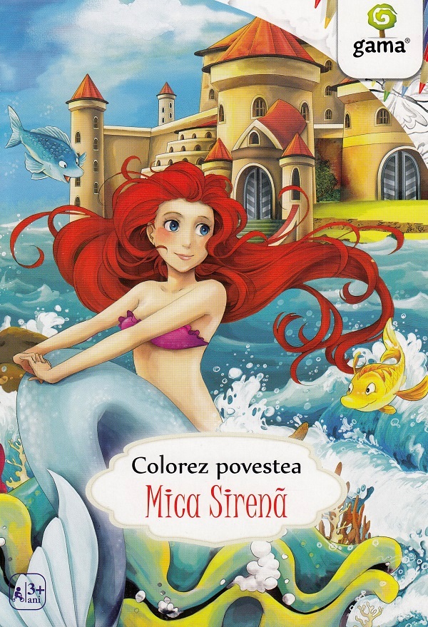 Mica Sirena. Colorez povestea