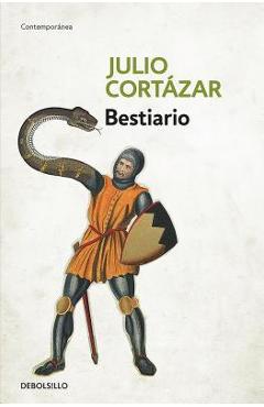 Coperta cărții 'Bestiario / Bestiary - Julio Cortazar'