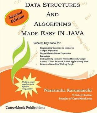 Data Structures and Algorithms Made Easy in Java: Data Structure and Algorithmic Puzzles, Second Edition - Narasimha Karumanchi