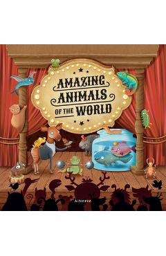 Coperta cărții 'Amazing Animals of the World - Sabina Konecna'