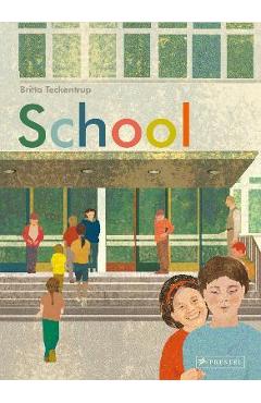 Coperta cărții 'School: Come in and Take a Closer Look - Britta Teckentrup'