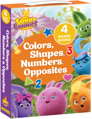 Sunny Bunnies: Colors, Shapes, Numbers & Opposites: 4 Board Books (Us Edition) - Digital Light Studio Llc