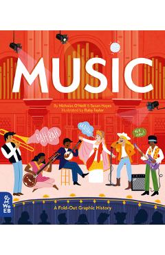 Poza produsului Music: A Fold-Out Graphic History - Nicholas O'neill