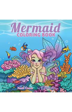 Mermaid Coloring Book: For Kids Ages 4-8, 9-12 - Young Dreamers Press