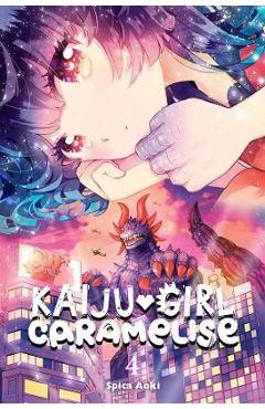 Coperta cărții 'Kaiju Girl Caramelise, Vol. 4 - Spica Aoki'