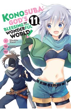 Coperta cărții 'Konosuba: God's Blessing on This Wonderful World!, Vol. 11 (Manga) - Natsume Akatsuki'