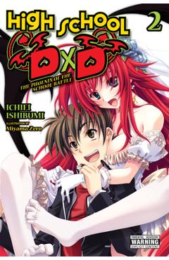Coperta cărții 'High School DXD, Vol. 2 (Light Novel): The Phoenix of the School Battle - Ichiei Ishibumi'