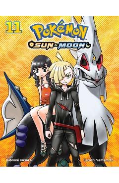 Coperta cărții 'Pok�mon: Sun & Moon, Vol. 11, 11 - Hidenori Kusaka'