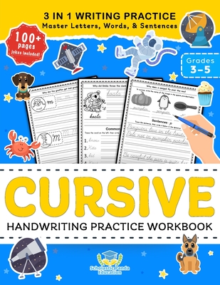 Cursive Handwriting Practice Workbook for 3rd 4th 5th Graders: Cursive Letter Tracing Book, Cursive Handwriting Workbook for Kids to Master Letters, W - Scholastic Panda Education