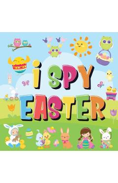 I Spy Easter: Can You Find the Bunny, Painted Egg, and Candy? - A Fun Easter Activity Book for Kids 2-5! - Pamparam Kids Books