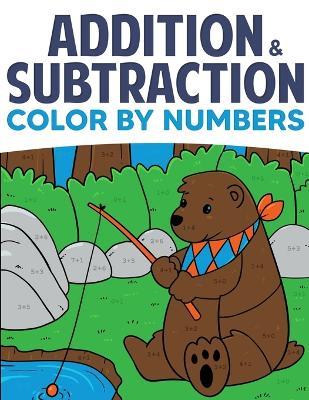 Addition & Subtraction Color By Numbers: Coloring Book For Kids - Wizo Learning