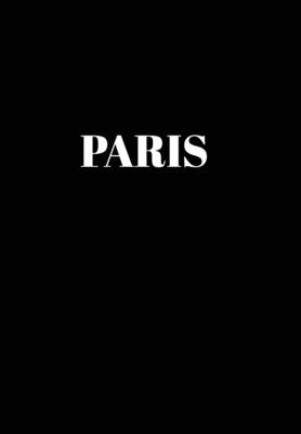 Paris: Hardcover Black Decorative Book for Decorating Shelves, Coffee Tables, Home Decor, Stylish World Fashion Cities Design - Murre Book Decor