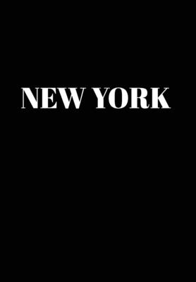 New York: Hardcover Black Decorative Book for Decorating Shelves, Coffee Tables, Home Decor, Stylish World Fashion Cities Design - Murre Book Decor