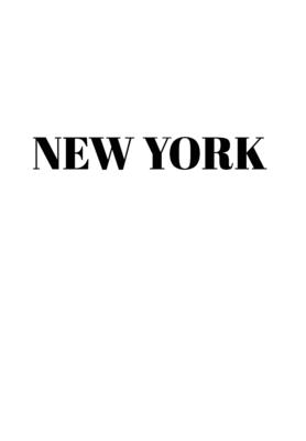 New York Hardcover White Decorative Book for Decorating Shelves, Coffee Tables, Home Decor, Stylish World Fashion Cities Design - Murre Book Decor