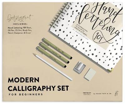 Modern Calligraphy Set for Beginners: A Creative Craft Kit for Adults Featuring Hand Lettering 101 Book, Brush Pens, Calligraphy Pens, and More - Chalkfulloflove