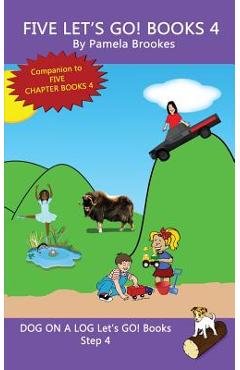 Coperta cărții 'Five Let's GO! Books 4: (Step 4) Sound Out Books (systematic decodable) Help Developing Readers, including Those with'