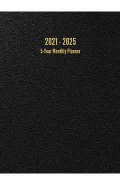 Poza produsului 2021 - 2025 5-Year Monthly Planner: 60-Month Calendar (Black) - I. S. Anderson
