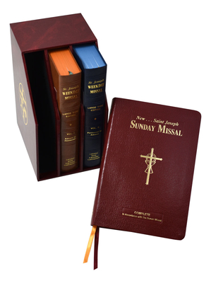 St. Joseph Daily and Sunday Missal (Large Type Editions): Complete Gift Box 3-Volume Set - Catholic Book Publishing & Icel