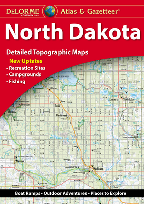 Delorme Atlas & Gazetteer: North Dakota - Rand Mcnally