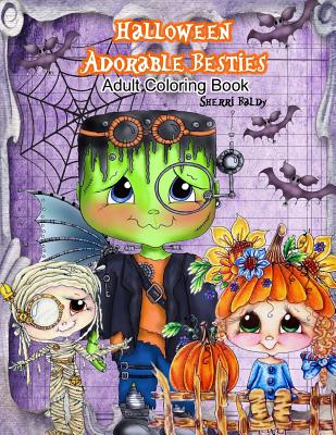 Halloween Adorable Besties Adult Coloring Book - Sherri Ann Baldy