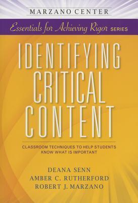 Identifying Critical Content - Deana Senn
