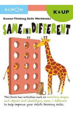 Coperta cărții 'Kindergarten Same and Different - Kumon'