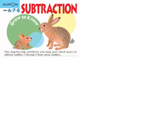 Subtraction - Kumon Publishing