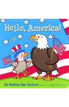 Coperta cărții 'Hello, America! - Martha Zschock'