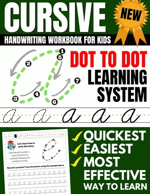 Cursive Handwriting Workbook For Kids: Dot To Dot Cursive Practice Book (Beginning Cursive) - Brighter Child Company
