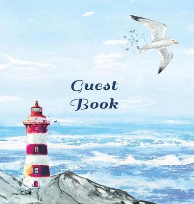 GUEST BOOK FOR VACATION HOME, Visitors Book, Beach House Guest Book, Seaside Retreat Guest Book, Visitor Comments Book.: HARDCOVER: Suitable for Beach - Angelis Publications