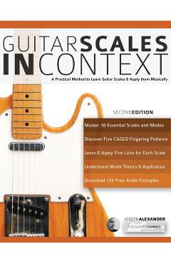 Coperta cărții 'Guitar Scales in Context - Joseph Alexander'