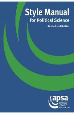 Coperta cărții 'Style Manual for Political Science - American Political Science Association'
