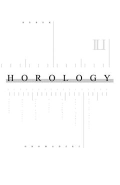 Coperta cărții 'Horology - Derek Gromadzki'