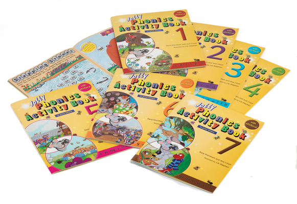 Jolly Phonics Activity Books 1-7: In Print Letters (American English Edition) - Sara Wernham