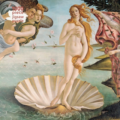 Adult Jigsaw Puzzle Sandro Botticelli: The Birth of Venus: 1000-Piece Jigsaw Puzzles - Flame Tree Studio