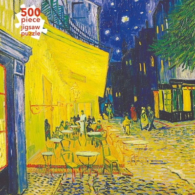 Adult Jigsaw Puzzle Vincent Van Gogh: Caf� Terrace (500 Pieces): 500-Piece Jigsaw Puzzles - Flame Tree Studio