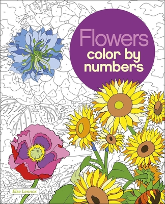 Flowers Color by Numbers - Else Lennox