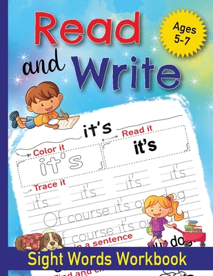 Read and Write Sight Words Workbook: 100 Sight Words and Phonics Activity Workbook for Kids Ages 5-7/ Pre K, Kindergarten and First Grade/ Trace and P - Jocky Books