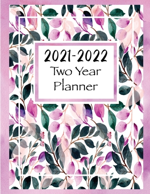 2021-2022 Two Year Planner: Two Year Monthly Planner and Calendar, Large size - Skribent