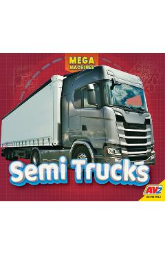 Coperta cărții 'Semi Trucks - Aaron Carr'