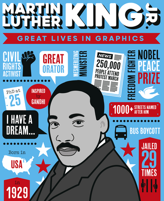 Great Lives in Graphics: Martin Luther King - Button Books