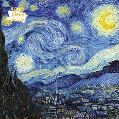 Adult Jigsaw Puzzle Van Gogh: Starry Night: 1000-Piece Jigsaw Puzzles - Flame Tree Studio