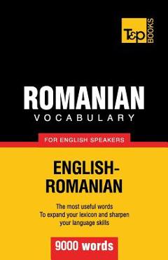 Poza produsului Romanian vocabulary for English speakers - 9000 words - Andrey Taranov