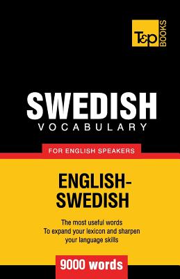 Coperta cărții 'Swedish vocabulary for English speakers - 9000 words - Andrey Taranov'